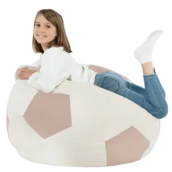 Pouf Fauteuil Ballon de Football XL  pour enfants - Velours Soft – vue 14