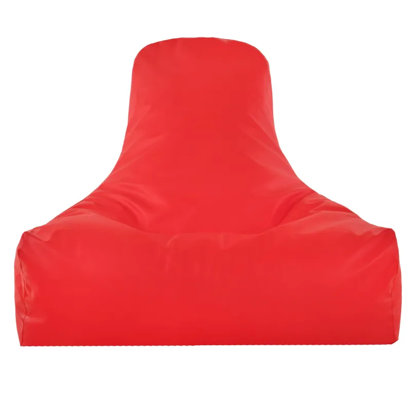 Pouf poire rouge polyvalent pour les chambres d'enfants et les aires de jeux