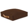 Marron Coussin Carré velours