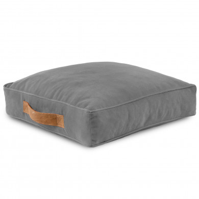 Acier Coussin Carré velours