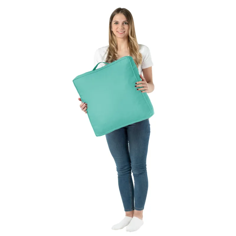 Coussin carré pour le sol - Outdoor Pro d'extérieur Jardin Imperméable – vue 2