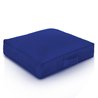 Bleu foncé Coussin Carré Extérieur nylon