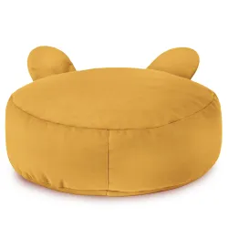 Pouf Repose-pieds Rond pour enfants Teddy - Velours Soft – vue 19