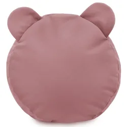 Pouf Repose-pieds Rond pour enfants Teddy - Velours Soft