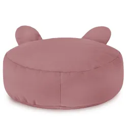 Pouf Repose-pieds Rond pour enfants Teddy - Velours Soft – vue 20