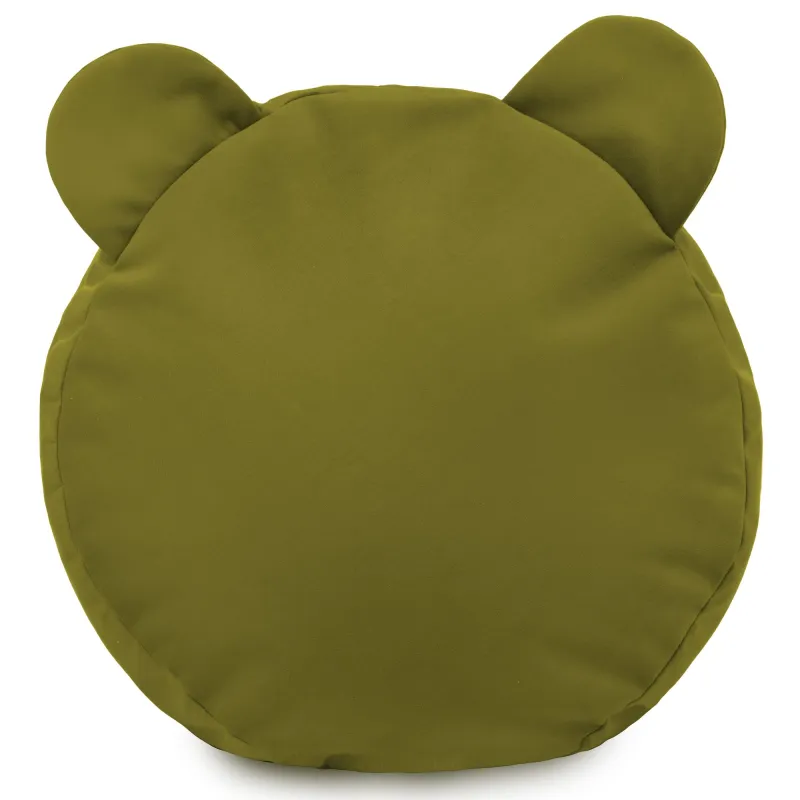 Pouf Repose-pieds Rond pour enfants Teddy - Velours Soft – vue 7