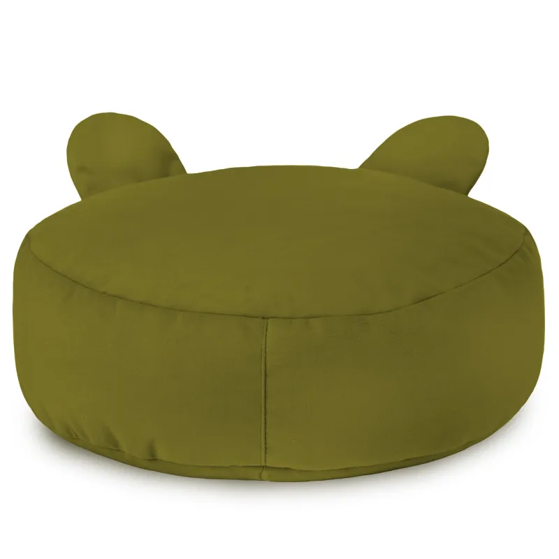 Pouf Repose-pieds Rond pour enfants Teddy - Velours Soft – vue 23