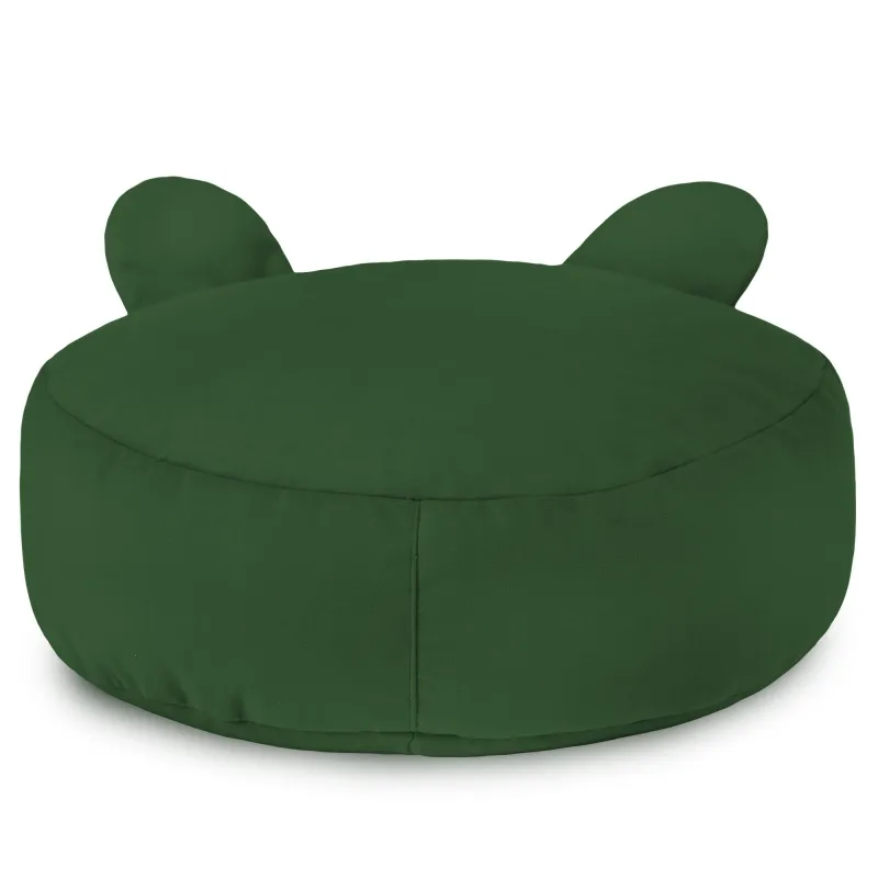 Pouf Repose-pieds Rond pour enfants Teddy - Velours Soft – vue 24