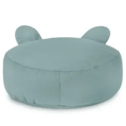 Pouf Repose-pieds Rond pour enfants Teddy - Velours Soft – vue 25