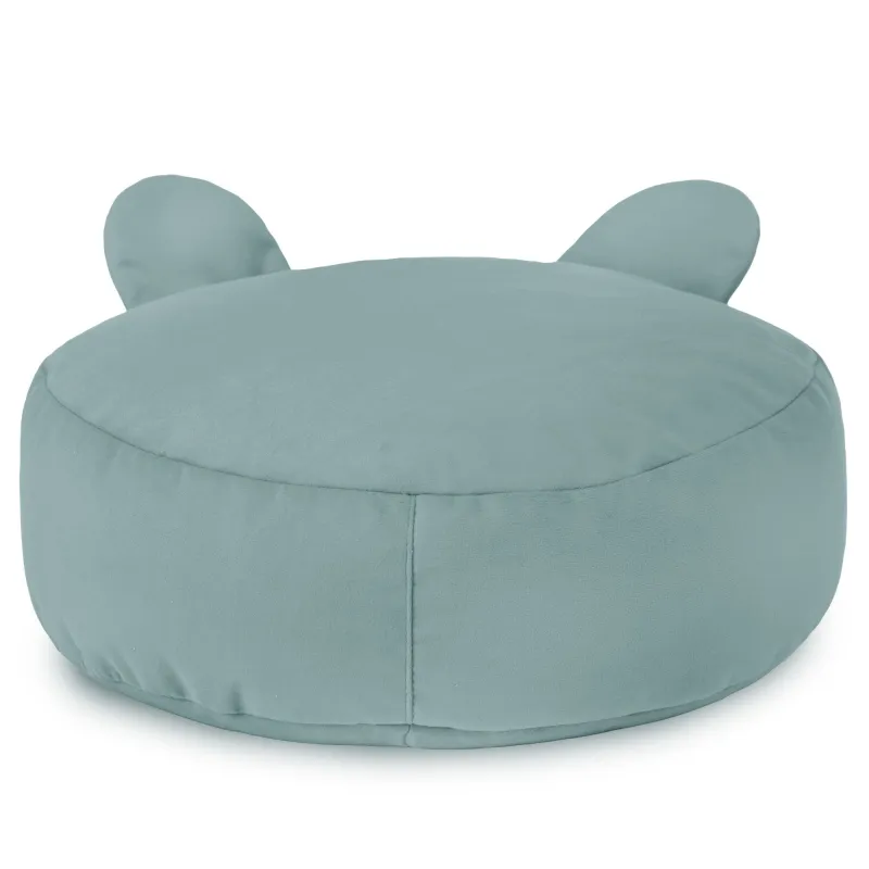 Pouf Repose-pieds Rond pour enfants Teddy - Velours Soft – vue 25