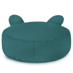 Pouf Repose-pieds Rond pour enfants Teddy - Velours Soft – vue 26