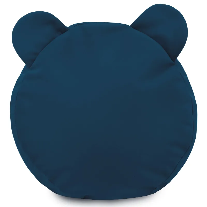 Pouf Repose-pieds Rond pour enfants Teddy - Velours Soft – vue 12