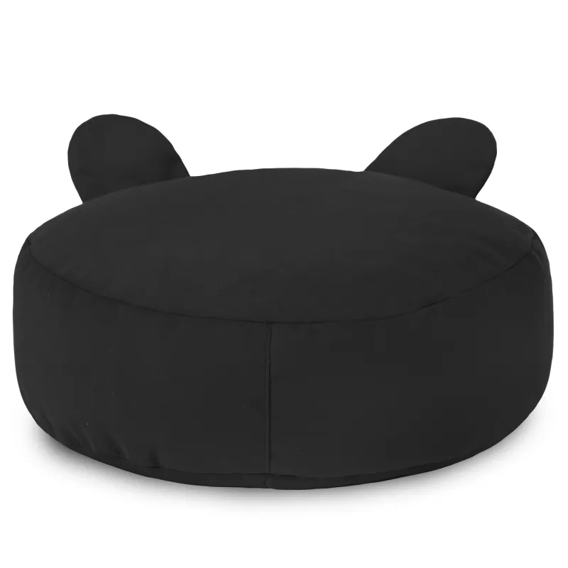 Pouf Repose-pieds Rond pour enfants Teddy - Velours Soft – vue 32
