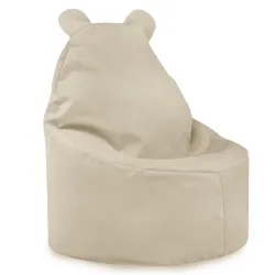 Fauteuil Pouf pour enfants Teddy - Velours Soft