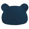 Bleu marine Coussin Nounours velours
