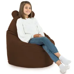 Fauteuil Pouf pour enfants Teddy - Velours Soft – vue 33