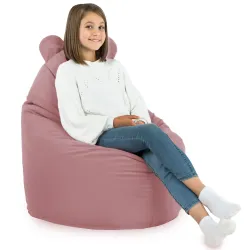 Fauteuil Pouf pour enfants Teddy - Velours Soft – vue 35