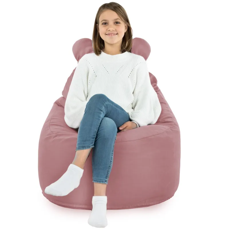Fauteuil Pouf pour enfants Teddy - Velours Soft – vue 51