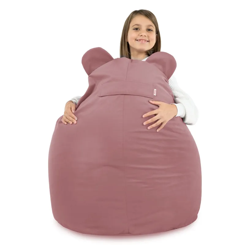 Fauteuil Pouf pour enfants Teddy - Velours Soft – vue 67