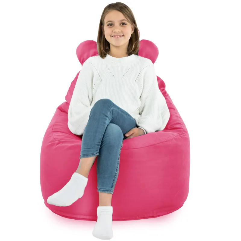 Fauteuil Pouf pour enfants Teddy - Velours Soft – vue 52