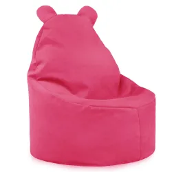 Fauteuil Pouf pour enfants Teddy - Velours Soft
