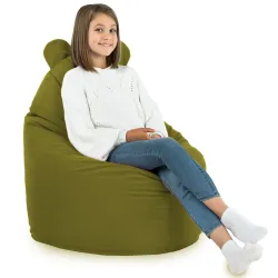 Fauteuil Pouf pour enfants Teddy - Velours Soft – vue 38