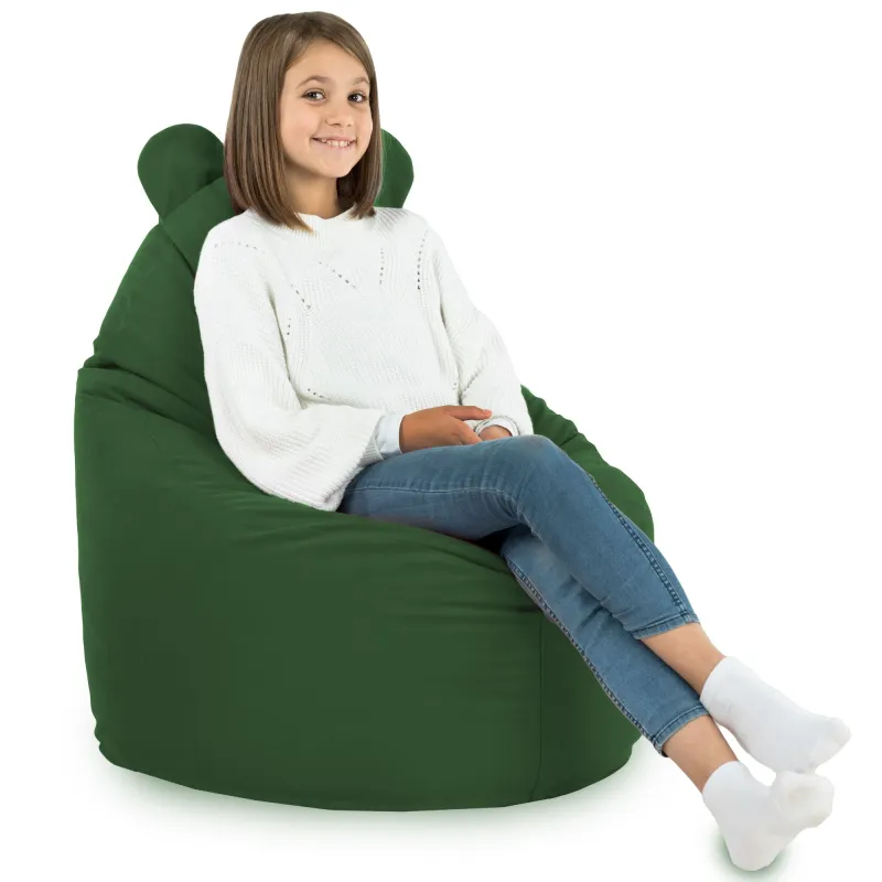 Fauteuil Pouf pour enfants Teddy - Velours Soft – vue 39
