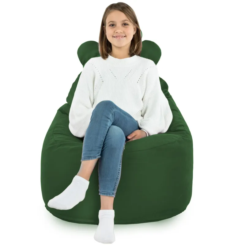 Fauteuil Pouf pour enfants Teddy - Velours Soft – vue 55