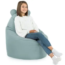 Fauteuil Pouf pour enfants Teddy - Velours Soft – vue 40