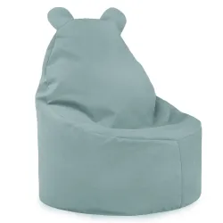 Fauteuil Pouf pour enfants Teddy - Velours Soft