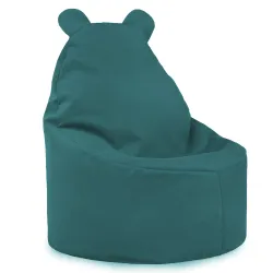 Fauteuil Pouf pour enfants Teddy - Velours Soft