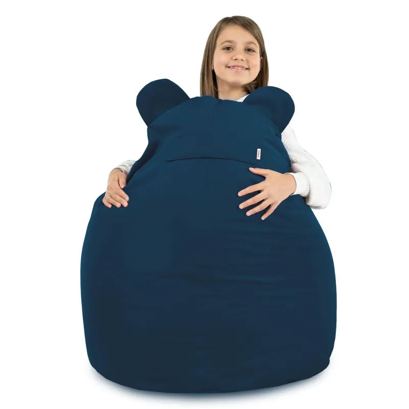 Fauteuil Pouf pour enfants Teddy - Velours Soft – vue 74