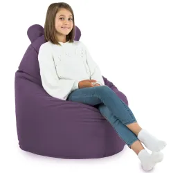 Fauteuil Pouf pour enfants Teddy - Velours Soft – vue 43
