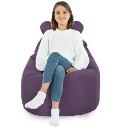 Fauteuil Pouf pour enfants Teddy - Velours Soft – vue 59