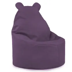Fauteuil Pouf pour enfants Teddy - Velours Soft
