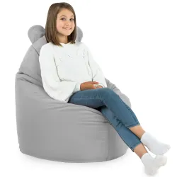 Fauteuil Pouf pour enfants Teddy - Velours Soft – vue 44