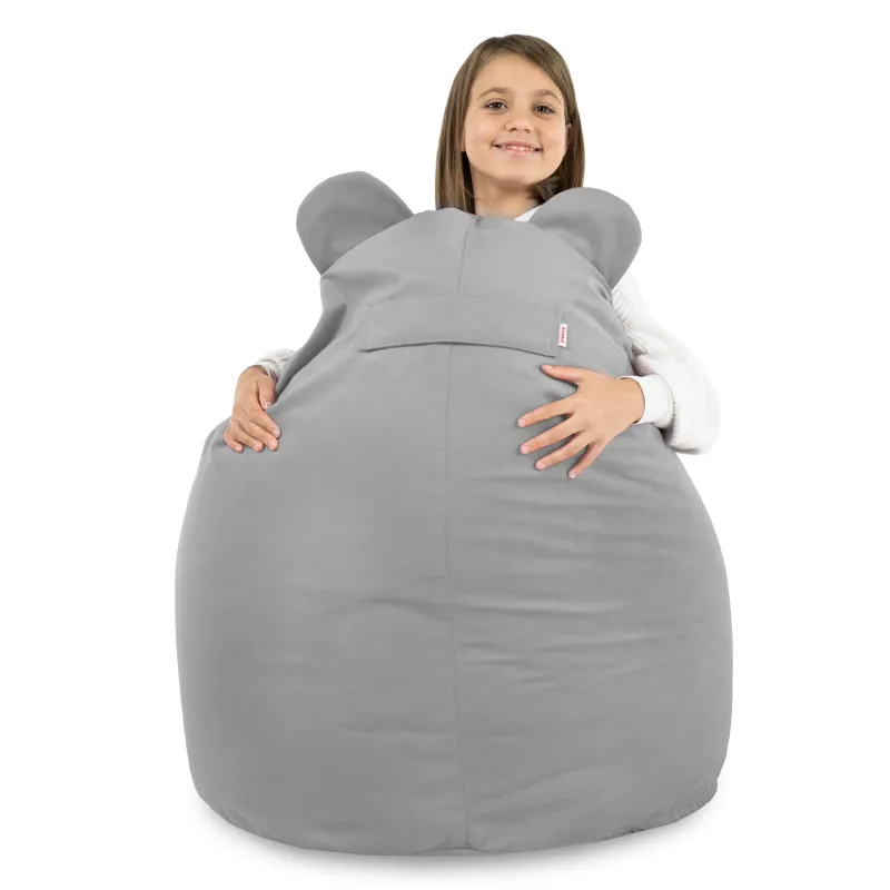Fauteuil Pouf pour enfants Teddy - Velours Soft – vue 76