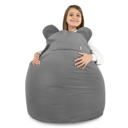 Fauteuil Pouf pour enfants Teddy - Velours Soft – vue 77