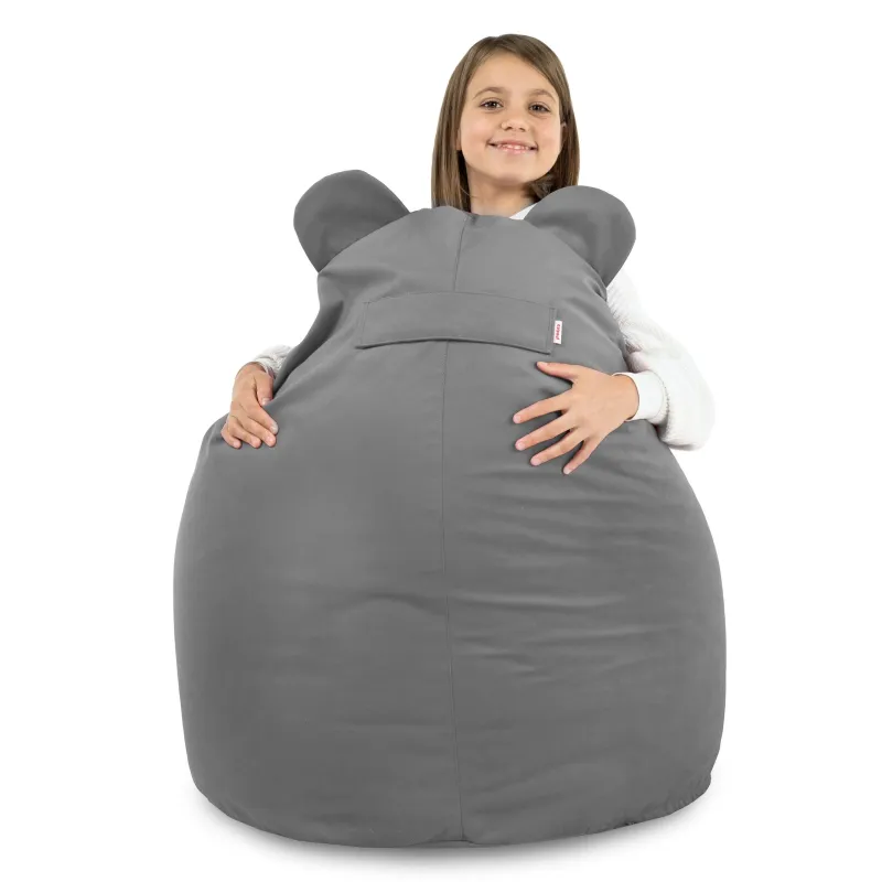 Fauteuil Pouf pour enfants Teddy - Velours Soft – vue 77