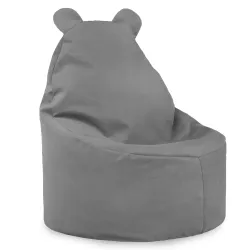 Fauteuil Pouf pour enfants Teddy - Velours Soft
