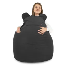 Fauteuil Pouf pour enfants Teddy - Velours Soft – vue 78