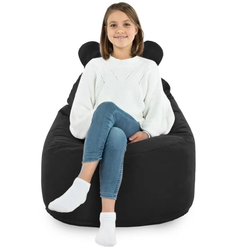 Fauteuil Pouf pour enfants Teddy - Velours Soft – vue 64