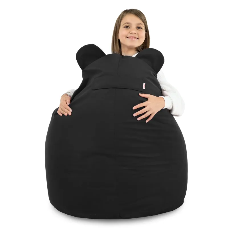 Fauteuil Pouf pour enfants Teddy - Velours Soft – vue 80