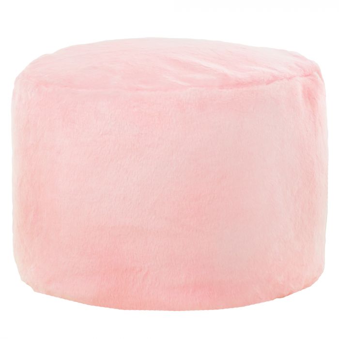 Yeti rose Pouf Cylindre Intérieure 