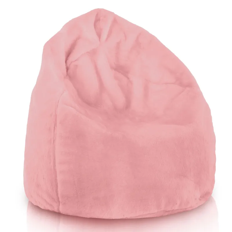Pouf Poire L pour enfants - Fausse Fourrure Yeti – vue 7