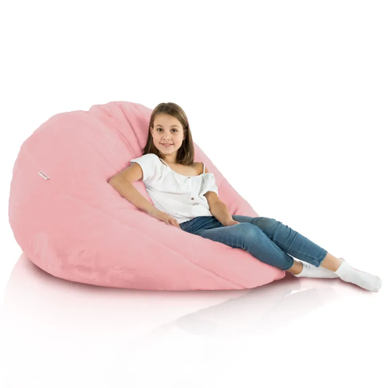 Pouf Poire XL Standard - Fausse Fourrure Yeti – vue 10
