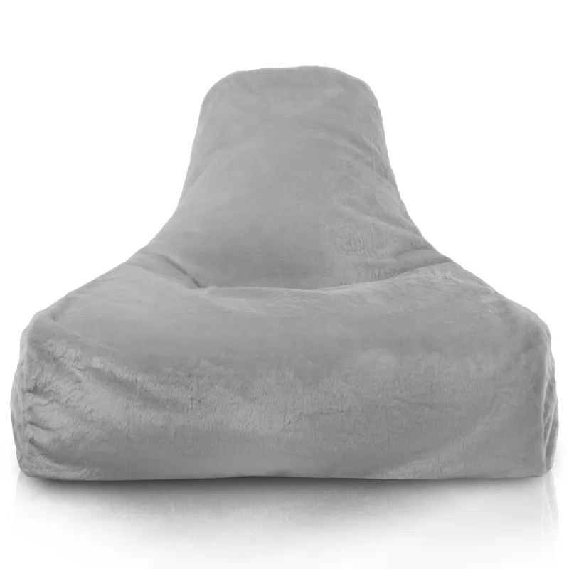 Fauteuil Pouf avec Dossier Bali - Fausse Fourrure Yeti – vue 6