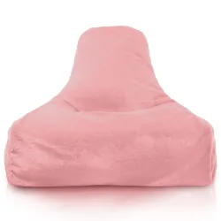 Fauteuil Pouf avec Dossier Bali - Fausse Fourrure Yeti – vue 7