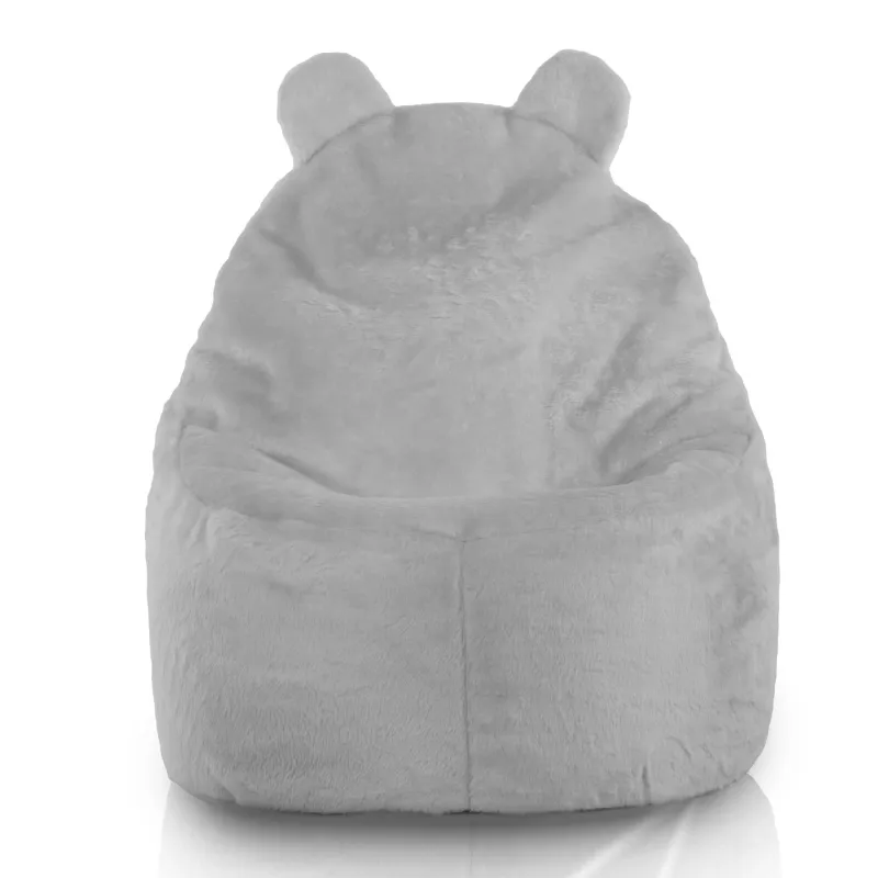 Fauteuil Pouf pour enfants Teddy - Fausse Fourrure Yeti – vue 2