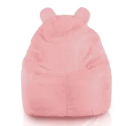 Fauteuil Pouf pour enfants Teddy - Fausse Fourrure Yeti – vue 2